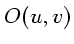$ O(u,v)$