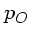 $ p_{O}$